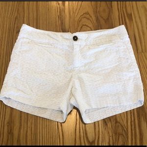 Banana Republic Eyelet Clean White Shorts Size 6